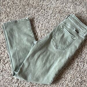 KanCan Straight High waist Green Denim Jeans